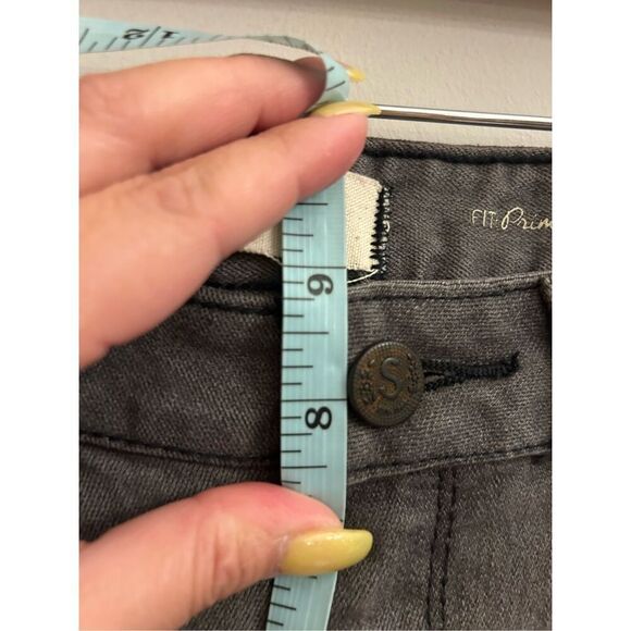 SUNDANCE Gray Primrose Party Sequined Jeans Size 27 bling diamond - Picture 6 of 7